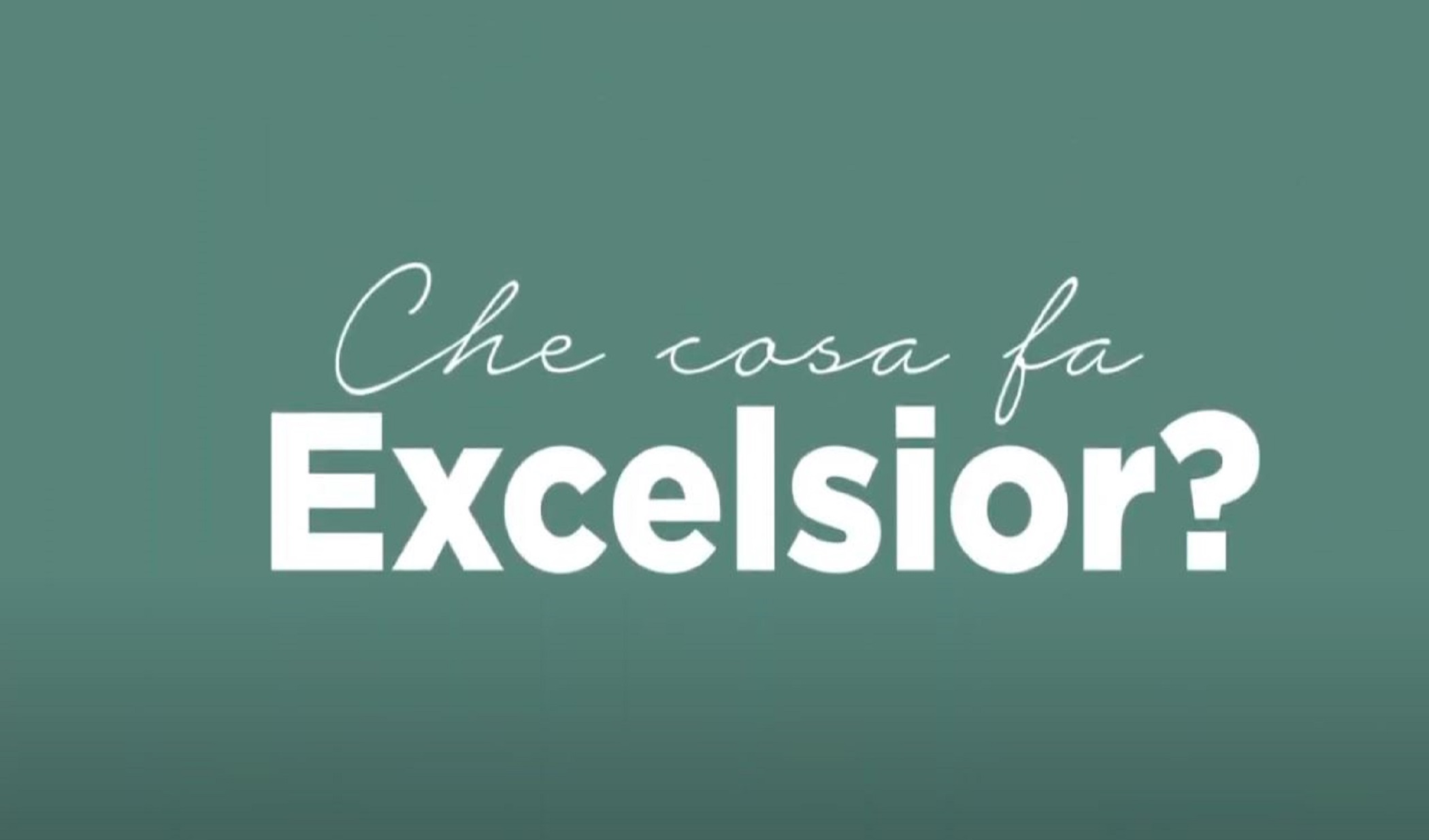 Excelsior - I fabbisogni occupazionali delle imprese